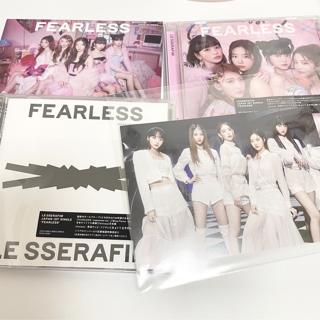 【匿名】LE SSERAFIM 『FEARLESS』3形態セット ポストカード付 | フリマアプリ ラクマ