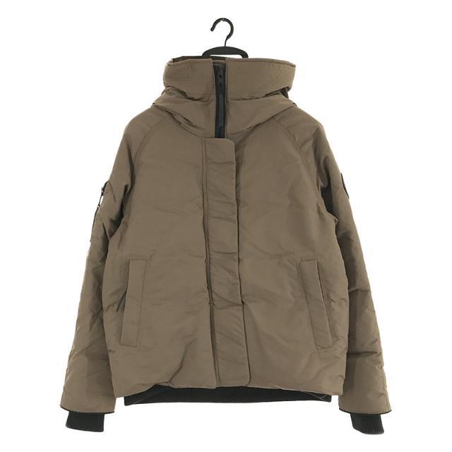 CANADA GOOSE(カナダグース)の【美品】  CANADA GOOSE / カナダグース | EVERLEIGH BOMBER black label 3853LB エバリー ボンバー ブラックレーベル ダウンジャケット リブ フーディブルゾン Licaxxx着用モデル 純正ガーメントケース有 | M | クイックサンド | レディース レディースのジャケット/アウター(その他)の商品写真