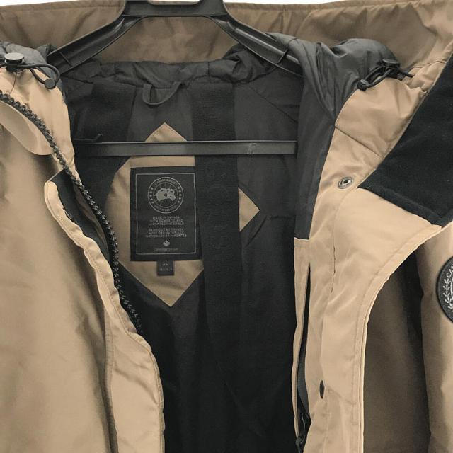 CANADA GOOSE(カナダグース)の【美品】  CANADA GOOSE / カナダグース | EVERLEIGH BOMBER black label 3853LB エバリー ボンバー ブラックレーベル ダウンジャケット リブ フーディブルゾン Licaxxx着用モデル 純正ガーメントケース有 | M | クイックサンド | レディース レディースのジャケット/アウター(その他)の商品写真