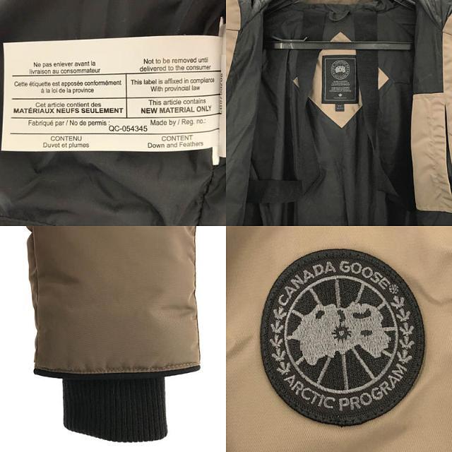 CANADA GOOSE(カナダグース)の【美品】  CANADA GOOSE / カナダグース | EVERLEIGH BOMBER black label 3853LB エバリー ボンバー ブラックレーベル ダウンジャケット リブ フーディブルゾン Licaxxx着用モデル 純正ガーメントケース有 | M | クイックサンド | レディース レディースのジャケット/アウター(その他)の商品写真