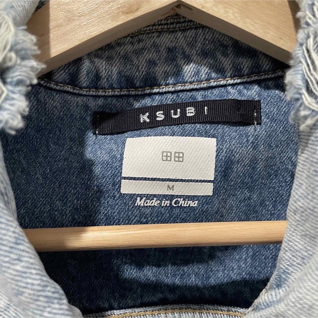 ksubi(スビ)のKsubi denim jacket スビ デニムジャケット M ダメージ メンズのジャケット/アウター(Gジャン/デニムジャケット)の商品写真