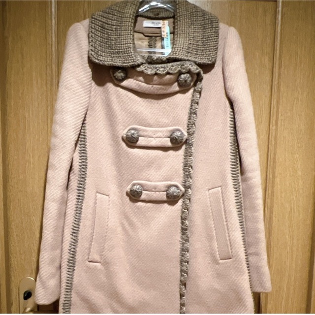 週末限定セール☆ PRADAウールコート ナポレオンステッチ