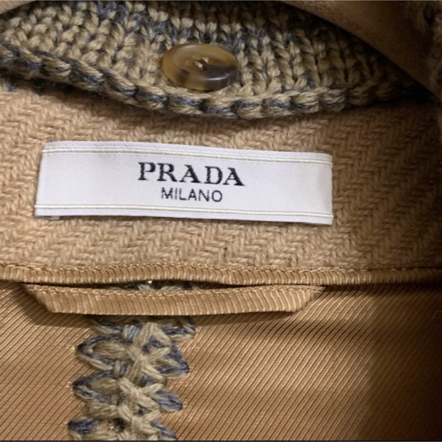 週末限定セール☆ PRADAウールコート ナポレオンステッチ