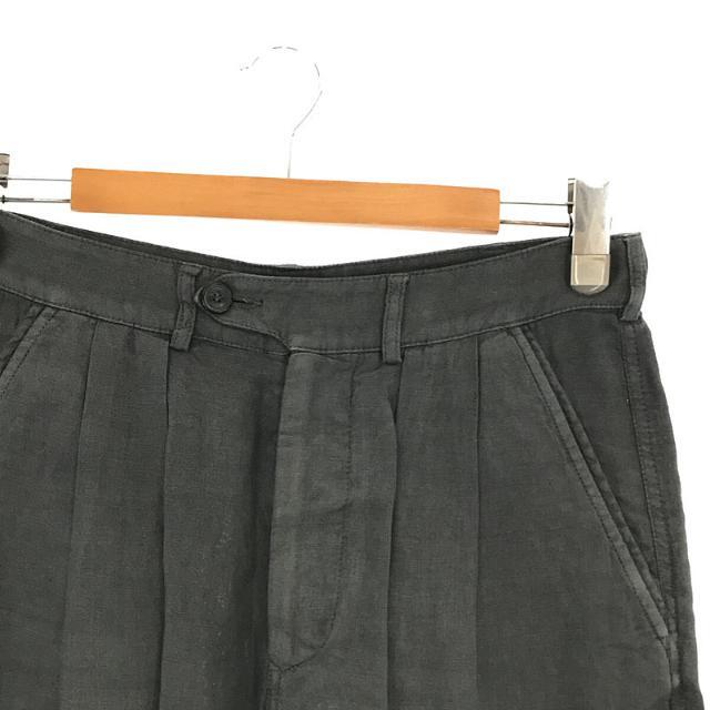 Giorgio Armani(ジョルジオアルマーニ)のGIORGIO ARMANI / ジョルジオアルマーニ | イタリア製 フロント ダブル ポケット 2タック ショート パンツ | 46 | グレー | メンズ メンズのパンツ(その他)の商品写真