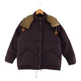 シェラデザイン(SIERRA DESIGNS)のSIERRA DESIGNS / シエラデザイン | コットン ナイロン ロクヨンクロス フード付き ダウン ジャケット | KIDS L | パープル | レディース(その他)