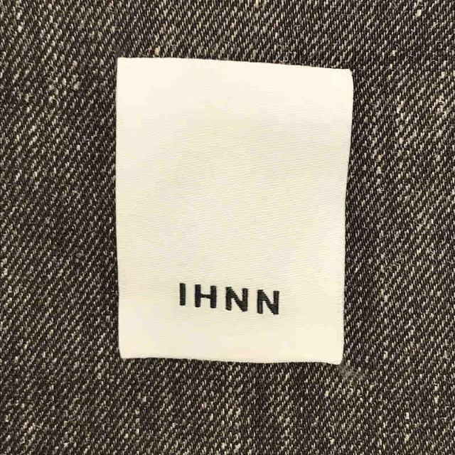 【美品】  IHNN / イン | 2022SS | BELTED LONG COAT ベルテッドロングコート | 36 | DARK GREY | レディース