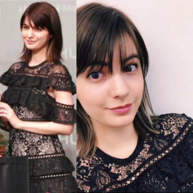 新品 alice+olivia 変形オフショルダー 刺繍レース ワンピースドレス