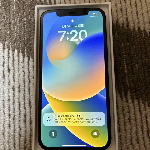 iPhone(アイフォーン)のSIMフリーiPhone12 64G 中古バッテリー92% スマホ/家電/カメラのスマートフォン/携帯電話(スマートフォン本体)の商品写真