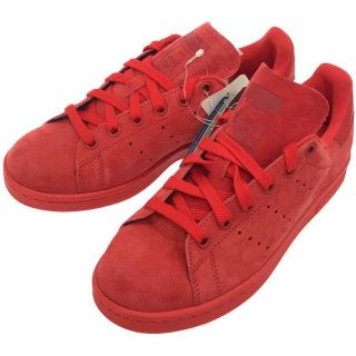 アディダス(adidas)の【新品】  adidas / アディダス | STAN SMITH S75109 スタンスミス スエード レザーローカット スニーカー | 22.5 | RED | レディース(スニーカー)