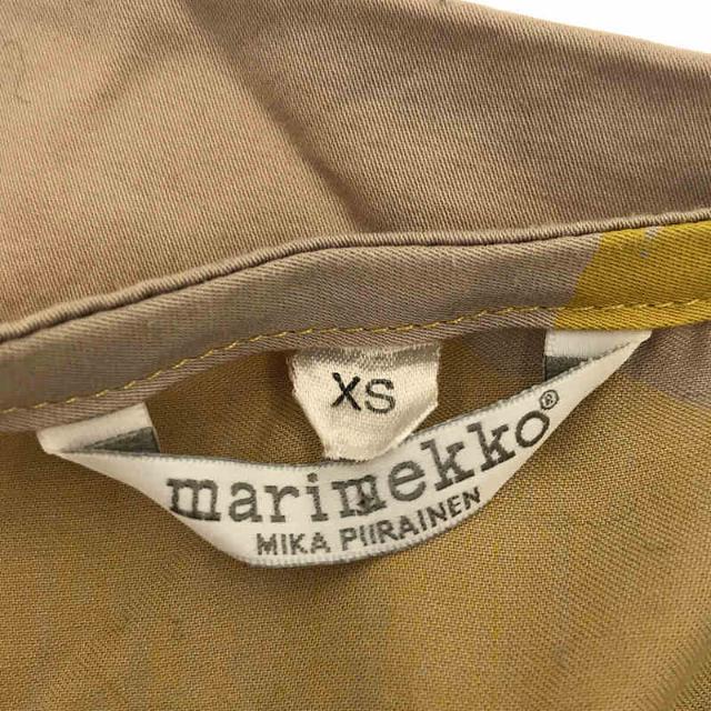 marimekko(マリメッコ)のmarimekko / マリメッコ | mika piirainen コットン サークル ビッグドット ワンピース | XS | イエロー/ベージュ | レディース レディースのワンピース(ひざ丈ワンピース)の商品写真