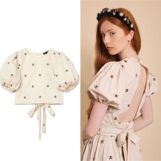 シスタージェーン(sister jane)のsister jane Humble Bee Embroidered Top(シャツ/ブラウス(半袖/袖なし))