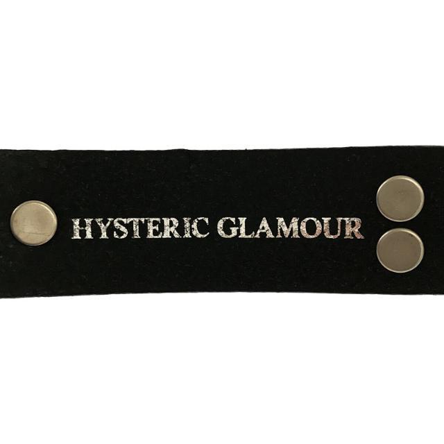 【新品】 HYSTERIC GLAMOUR / ヒステリックグラマー | 2022 THUNDER STUDS 02213QE012 牛革 稲妻 ライトニング スタッズ レザー ベルト | S | ブラック | メンズ