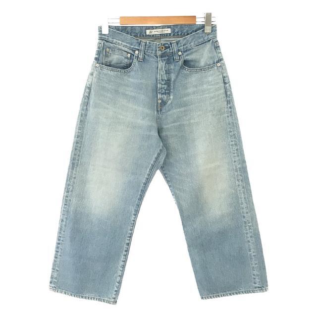 サロペット/オーバーオール【美品】  journal standard luxe / ジャーナルスタンダードラックス | 2022SS 11.6OZ デニム ワイドストレート5PK ダメージ加工 パンツ | S | インディゴ | レディース