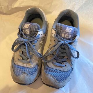 ニューバランス(New Balance)のニューバランス　WL574SBG ブルーグレー　22.5(スニーカー)