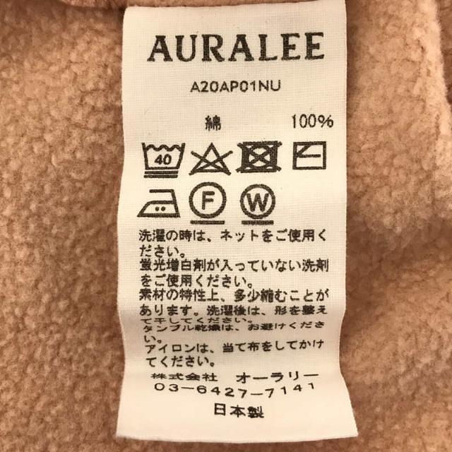 AURALEE / オーラリー | 2020AW | ELASTIC HIGH GAUGE SWEAT HALF ZIP P/O  ハーフジップ スウェットプルオーバー | 4 | ピンク | レディース