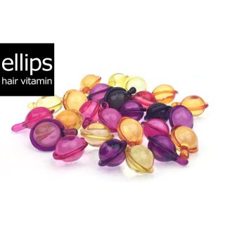 ellips - 3個セット♪ ellips ヘアオイル 50粒入 シャイニーブラックの