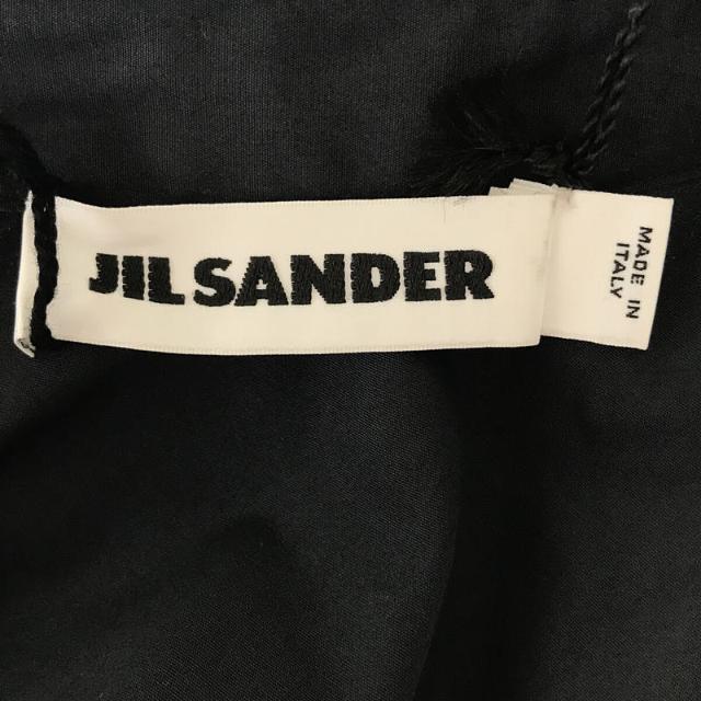 【新品】  JIL SANDER / ジルサンダー | コットン シャツ プルオーバー  チュニック | ブラック | レディース 4
