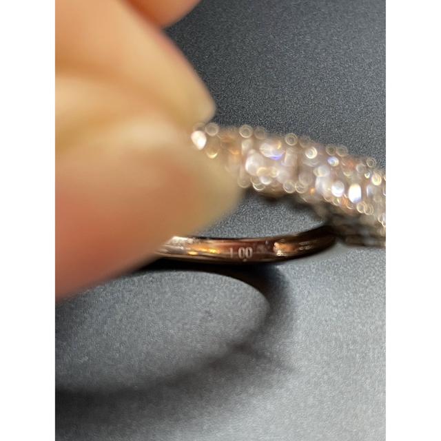 美品☆Pt900☆カット秀逸！ペリドット1.00ct+ダイヤ0.02ctトップ