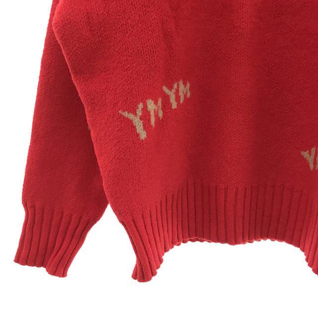 【新品】 YMYM / ワイエムワイエム | 2022AW | GRAFFITI LOOSE KNIT ニット | F | レッド | レディース