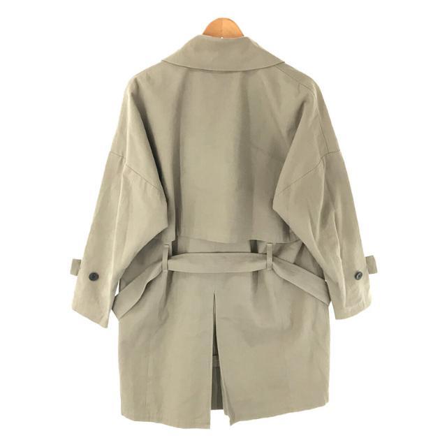 OURET(オーレット)のOURET / オーレット | ORGANIC COTTON SLUB SARGE DOLMAN SLEEVE TRENCH COAT オーガニックコットン ドルマン トレンチ コート | ベージュ | メンズ メンズのジャケット/アウター(その他)の商品写真