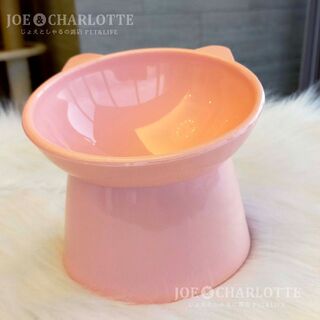 【ピンク1点】大容量 猫犬 フードボウル ペット食器 おやつ餌入れ水やり餌皿(猫)