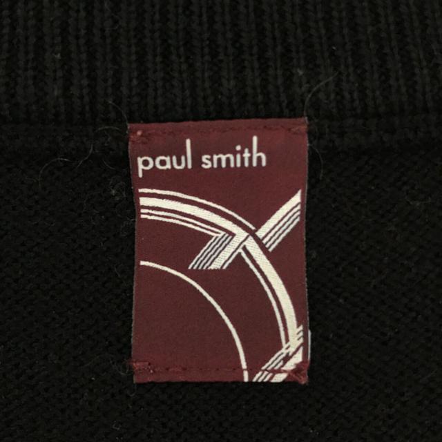 美品】 Paul Smith ポールスミス 2020AW フラワージャガード クルーネックニット M ブラック メンズ  新しいコレクション 5397円引き