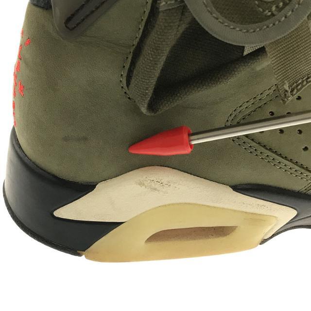 NIKE / ナイキ | × TRAVIS SCOTT トラヴィス・スコット コラボ AIR JORDAN 6 RETRO SP CN1084-200 MEDIUM OLIVE/INFRARED-BLACK レトロ スぺシャル カクタス ジャック スニーカー | 27 | ミディアムオリーブ/インフラレッド-ブラック | メンズ