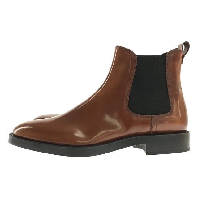 TOD'S(トッズ)の【新品】  TOD'S / トッズ | Ron Herman 別注 Side Gore Leather Chelsea Boots レザー サイドゴアブーツ 箱付き | 36 | ブラウン | レディース レディースの靴/シューズ(ブーツ)の商品写真