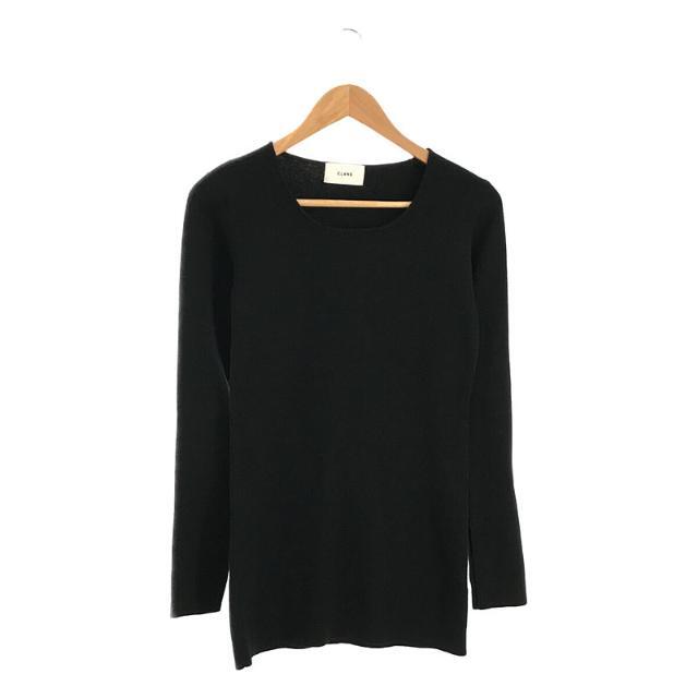 CLANE / クラネ | 2022AW | LOOSE SHAPE DEEP NECK KNIT TOPS ディープ