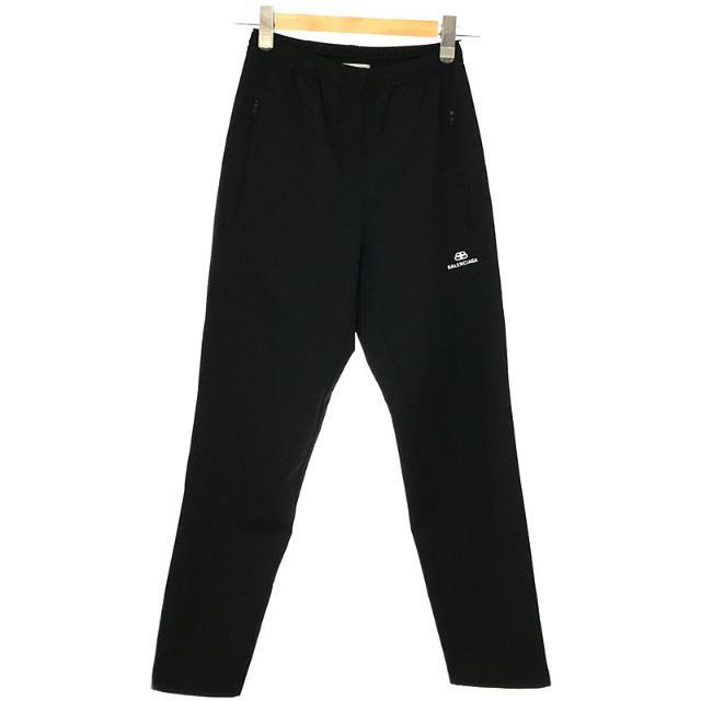 Balenciaga(バレンシアガ)の【美品】  BALENCIAGA / バレンシアガ | SIDE STRIPE TRACK PANTS サイド ストライプ ロゴ ジャージ トラック パンツ  595008 | 34 | ブラック | メンズ メンズのパンツ(その他)の商品写真