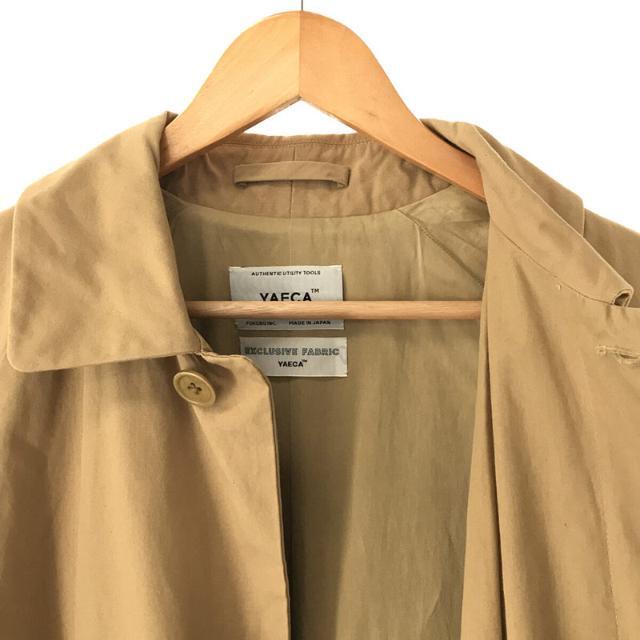 【美品】 YAECA / ヤエカ | SOUTIEN COLLAR COAT STANDARD #KHAKI [10502] フライフロント  ステンカラー コート バックボタンスリット | S | カーキ | メンズ