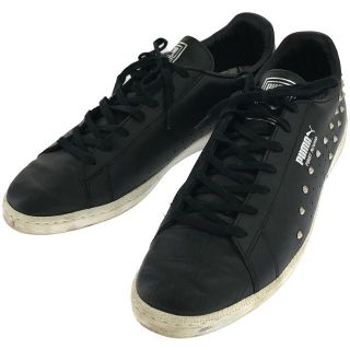 プーマ(PUMA)のPUMA / プーマ | FIRST ROUND STUD スタッズ レザー ローカット スニーカー | 27 | ブラック | メンズ(スニーカー)