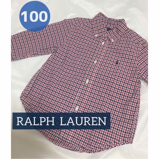 ラルフローレン(Ralph Lauren)のRALPH LAUREN/ラルフローレン　チェックシャツ　100(ブラウス)
