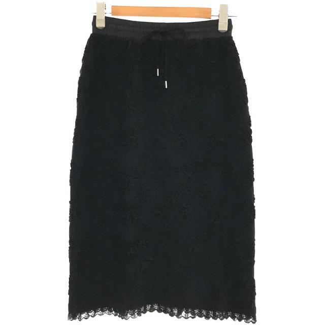 【新品】  malamute / マラミュート | 2021SS | AJISAI KNIT SKIRT 紫陽花 ニットスカート | F | ブラック | レディース