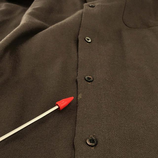 MARKAWARE / マーカウェア | REGULAR COLLAR SHIRTS COMFORT FIT WOOL VIYELLA SUPER 100s ウール ヴィエラ コンフォート フィット レギュラー カラー シャツ | 2 | グレー | メンズ