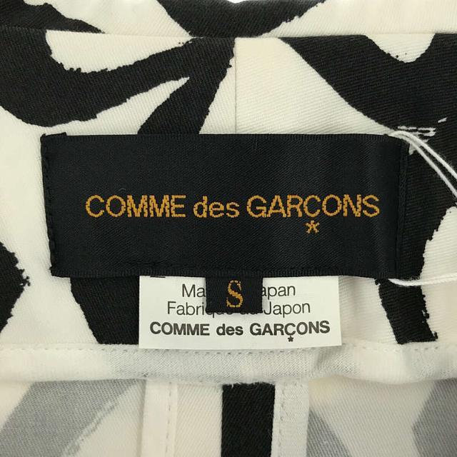 COMME des GARCONS(コムデギャルソン)の【新品】  COMME des GARCONS / コムデギャルソン | AD2011 | コットン 手書き 花柄 フラワープリント コート | S | ホワイト / ブラック | レディース レディースのジャケット/アウター(その他)の商品写真