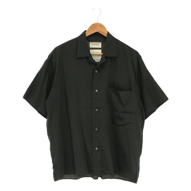 MARKAWARE / マーカウェア | OPEN COLLAR SHIRTS S/S コットン オープンカラー 半袖 シャツ | 1 | チャコール  | メンズ | フリマアプリ ラクマ