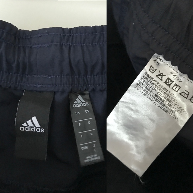 adidas(アディダス)のアディダス★ウーブンナイロン★3/4クロップドパンツ★パフォーマンスロゴ★L メンズのパンツ(その他)の商品写真