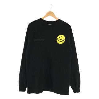 レディメイド(READYMADE)の【美品】  READYMADE / レディメイド | × ESTNATION 別注 Cut & Sewn スマイル カットソー | M | ブラック | メンズ(Tシャツ/カットソー(七分/長袖))