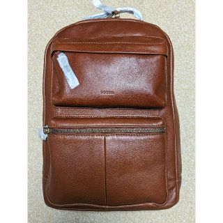 フォッシル(FOSSIL)の新品 フォッシル FOSSIL BUCKNER スリングパック ブラウン 総革製(ボディーバッグ)