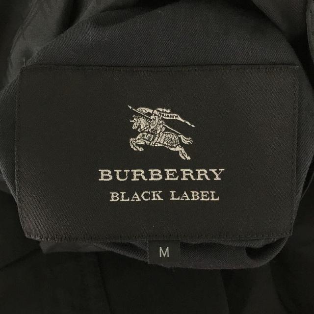 BURBERRY BLACK LABEL / バーバリーブラックレーベル | 2Way ポリエステル ノバチェック ステンカラー コート | M | ブラック | メンズ メンズのジャケット/アウター(その他)の商品写真