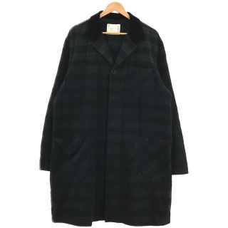 サカイ(sacai)のsacai / サカイ | 2018AW | グラデーション チェック シャツ コート | 2 | グリーン / ネイビー | メンズ(その他)