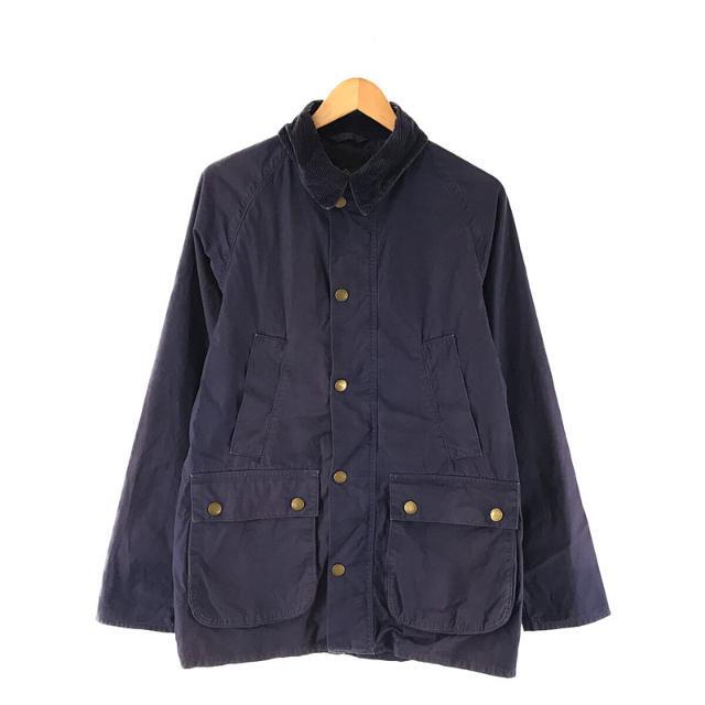 Barbour / バブアー | OVERDYED SL BEDALE JACKET オーバーダイ スリムビデイル ジャケット チンストラップ  襟コーデュロイ 裏地チェック 茄子紺 | 38 | ネイビー | メンズ | フリマアプリ ラクマ