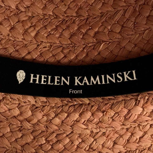 HELEN KAMINSKI(ヘレンカミンスキー)のHelen Kaminski / ヘレンカミンスキー | リボン ストローハット 麦わら帽子 | ベビーピンク | レディース レディースの帽子(その他)の商品写真