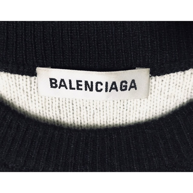 Balenciaga(バレンシアガ)のバレンシアガ　総柄ニット メンズのトップス(ニット/セーター)の商品写真