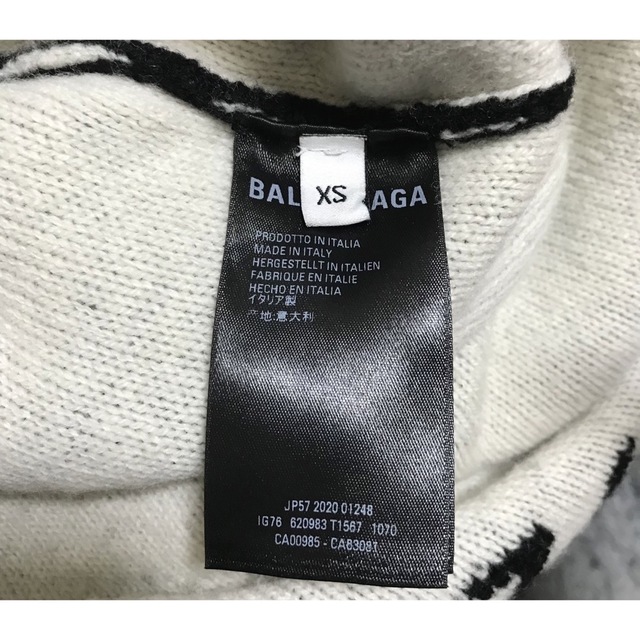 Balenciaga(バレンシアガ)のバレンシアガ　総柄ニット メンズのトップス(ニット/セーター)の商品写真