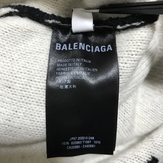 Balenciaga(バレンシアガ)のバレンシアガ　総柄ニット メンズのトップス(ニット/セーター)の商品写真