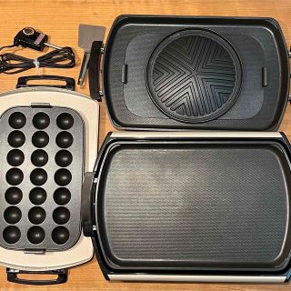 未使用 東芝 ホットプレート HGK-12WK たこ焼きプレート付き-