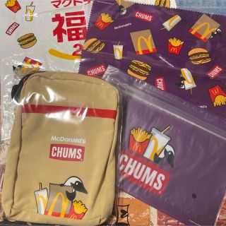 チャムス(CHUMS)のマクドナルド福袋 2023 3点セット(ノベルティグッズ)