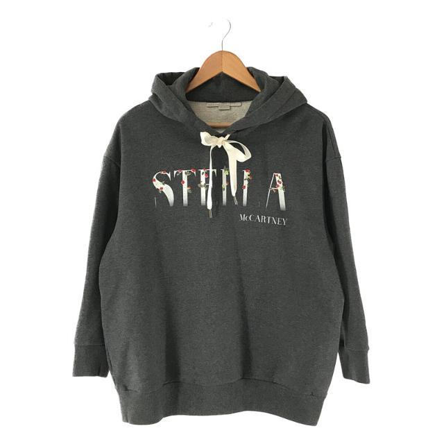 【美品】  STELLA McCARTNEY / ステラマッカートニー | ロゴトップ スウェット パーカー フーディ | 34 | グレー | レディース